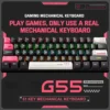 کیبورد باسیم گیمینگ مکانیکال اونیکوما مدل G55 - Image 4