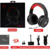 هدست گیمینگ بی سیم ردراگون مدل Redragon H818 Pro Pelops مشکی - Image 2