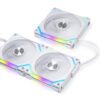فن کیس لیان لی مدل LIAN LI UNI Fan SL120V2 White ARGB بسته سه عددی - Image 3