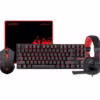 باندل گیمینگ ردراگون شامل ماوس، ماوس پد، کیبورد و هدست مدل Redragon K552-BB - Image 2